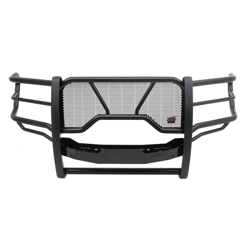 Westin HDX 1-Piece Winch Mount Grille Guard Black Steel Model 57-92375 - Image 3