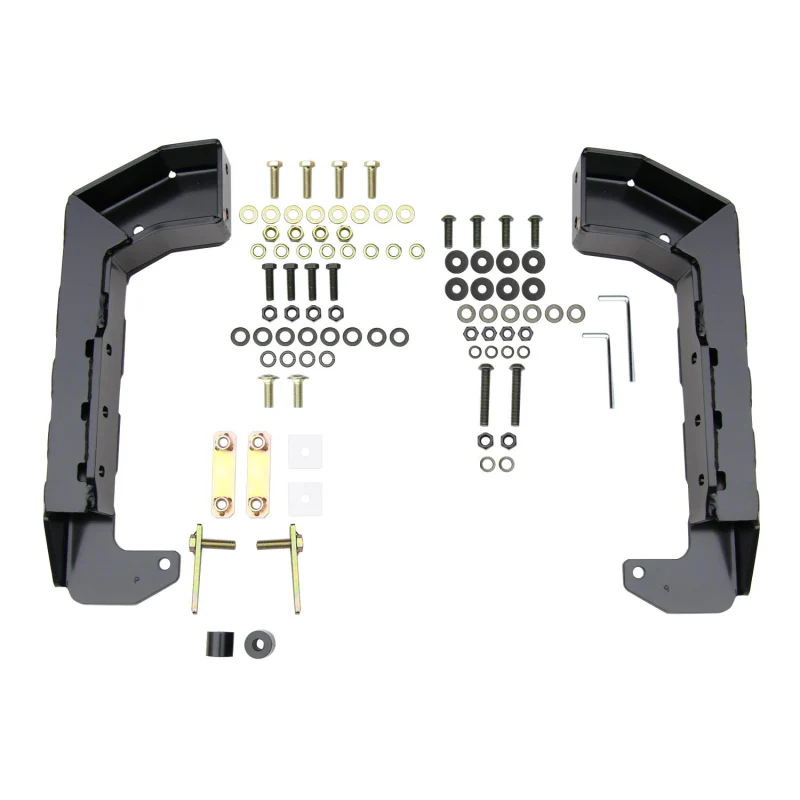 Westin HDX 1-Piece Winch Mount Grille Guard Black Steel Model 57-92505 - Image 8