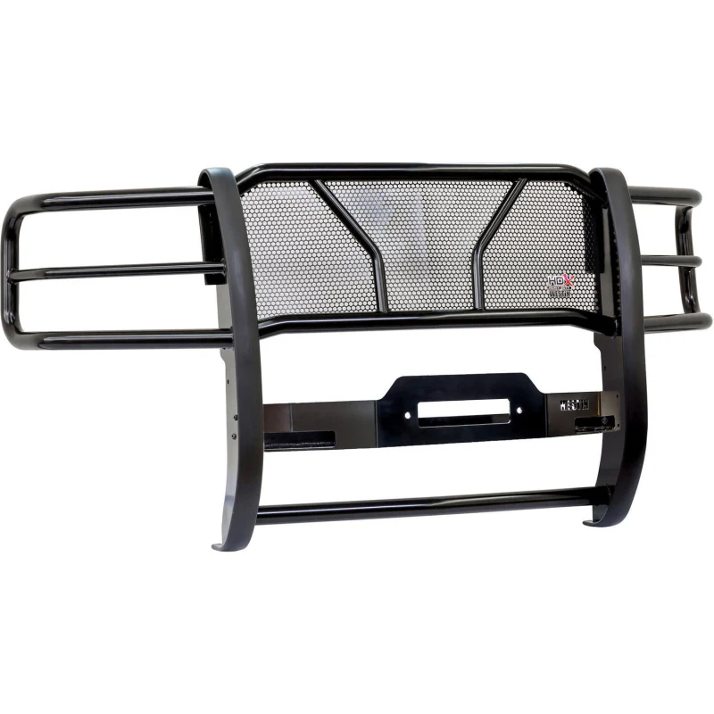 Westin HDX 1-Piece Winch Mount Grille Guard Black Steel Model 57-93685 - Image 2