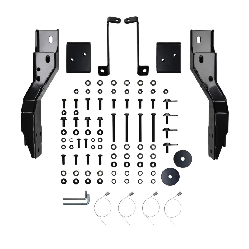 Westin HDX 1-Piece Winch Mount Grille Guard Black Steel Model 57-93955 - Image 9