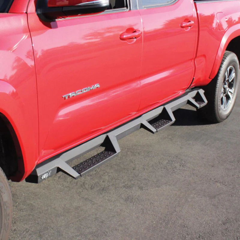 Westin HDX Drop Wheel to Wheel Side Steps Textured Black Steel For Double Cab Model 56-534185 - Image 5