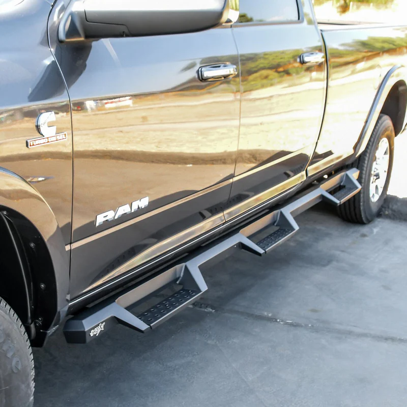 Westin HDX Drop Wheel to Wheel Side Steps Textured Black Steel Model 56-534345 - Image 3