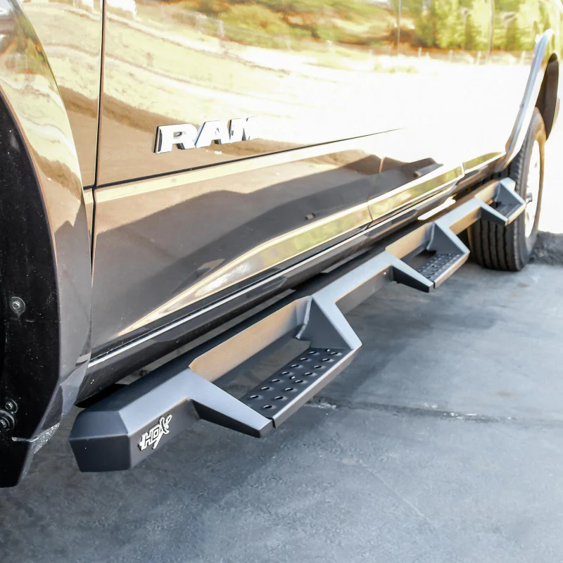 Westin HDX Drop Wheel to Wheel Side Steps Textured Black Steel Model 56-534345 - Image 4