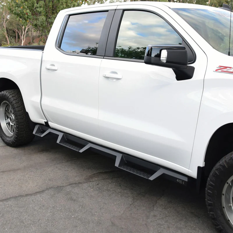 Westin HDX Drop Wheel to Wheel Side Steps Textured Black Steel Model 56-534685 - Image 4