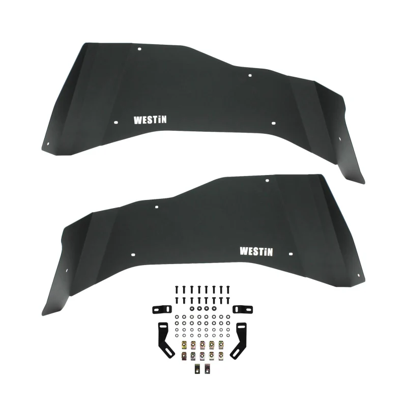 Westin Inner Fenders Rear Pair Steel w/Textured Black Finish Model 62-11015 - Image 6
