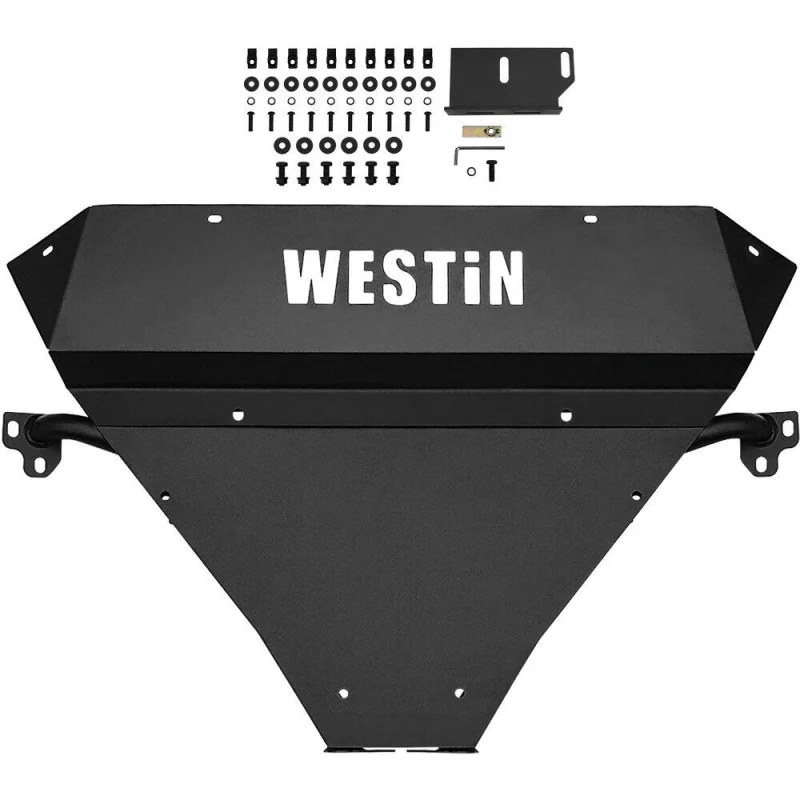 Westin Outlaw Bumper Skid Plate Textured Black Model 58-71005 - Image 6