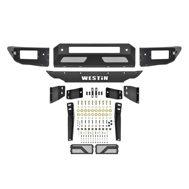 Westin Pro-Mod Front Bumper Textured Black Model 58-41085 - Image 9