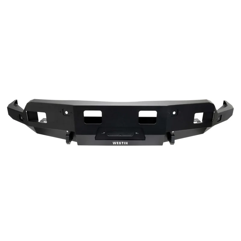 Westin Pro-Series Winch Mount Front Bumper Black Steel Model 58-411315 - Image 3
