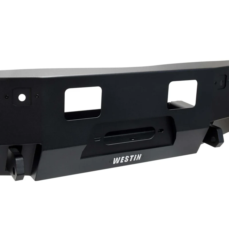 Westin Pro-Series Winch Mount Front Bumper Black Steel Model 58-411315 - Image 4