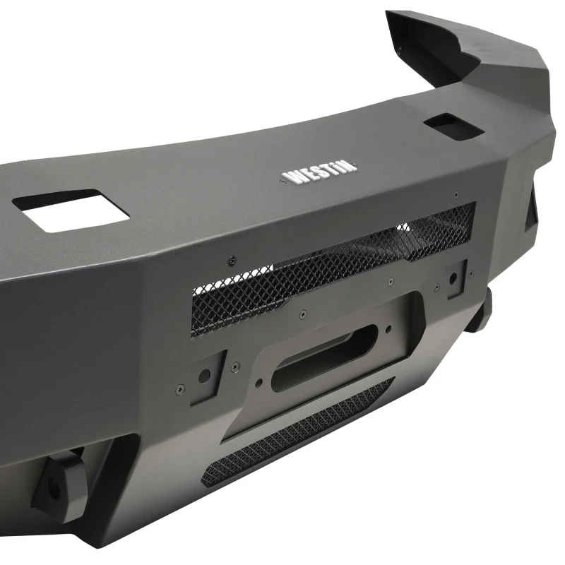 Westin Pro-Series Winch Mount Front Bumper Textured Black Steel Model 58-411195 - Image 8
