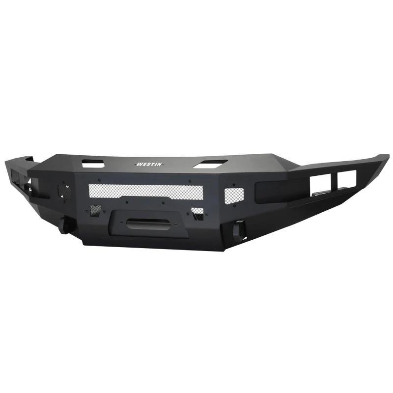 Westin Pro-Series Winch Mount Front Bumper Textured Black Steel Model 58-411245
