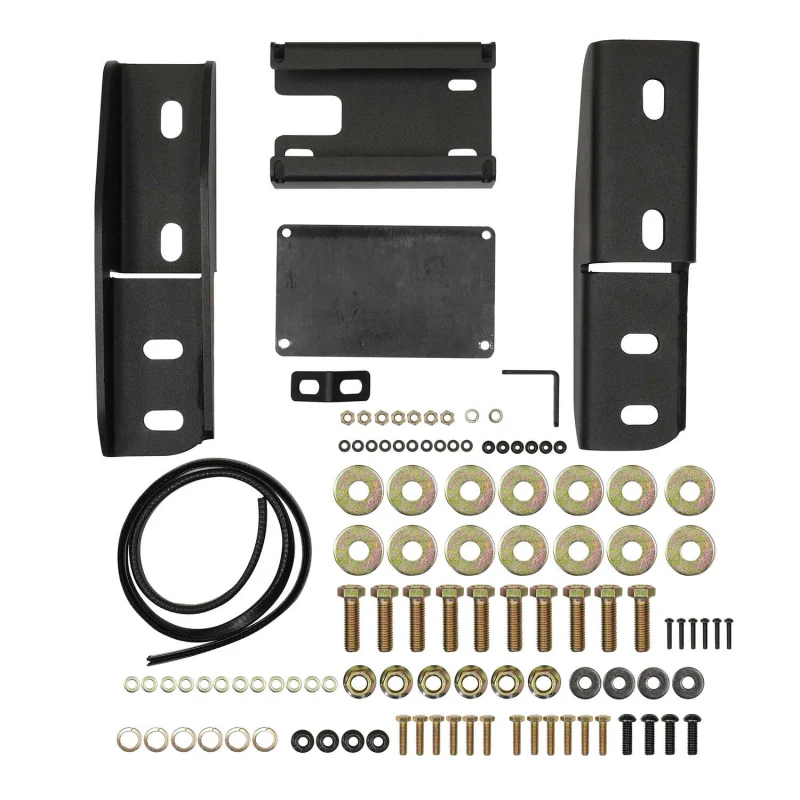 Westin Pro-Series Winch Mount Front Bumper Textured Black Steel Model 58-411295 - Image 12