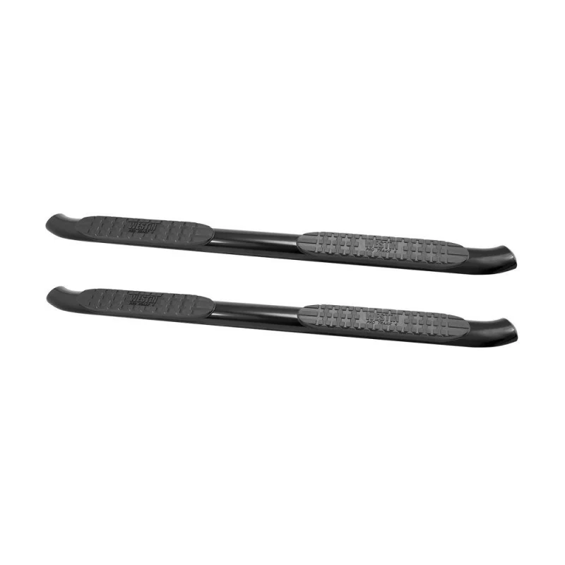 Westin PRO TRAXX 4 Oval Step Nerf Bars Black Steel For Double Cab Model 21-24005