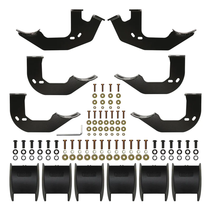 Westin PRO TRAXX 4 Oval Step Nerf Bars Polished Stainless Steel For Double Cab Model 21-22770 - Image 3