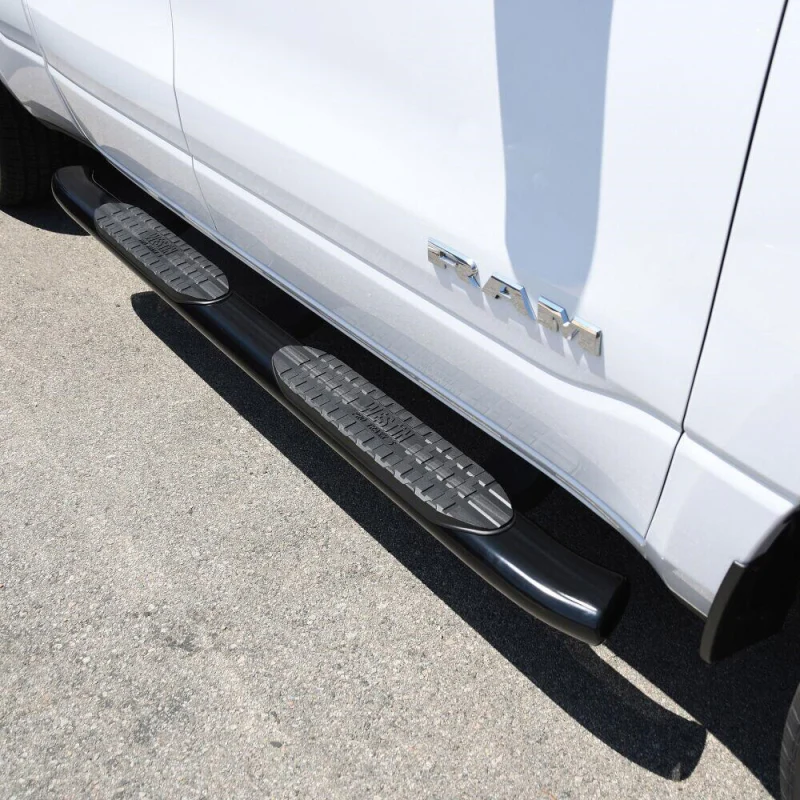 Westin PRO TRAXX 5 Oval Step Nerf Bars Black Steel For Quad Cab Model 21-54095 - Image 2