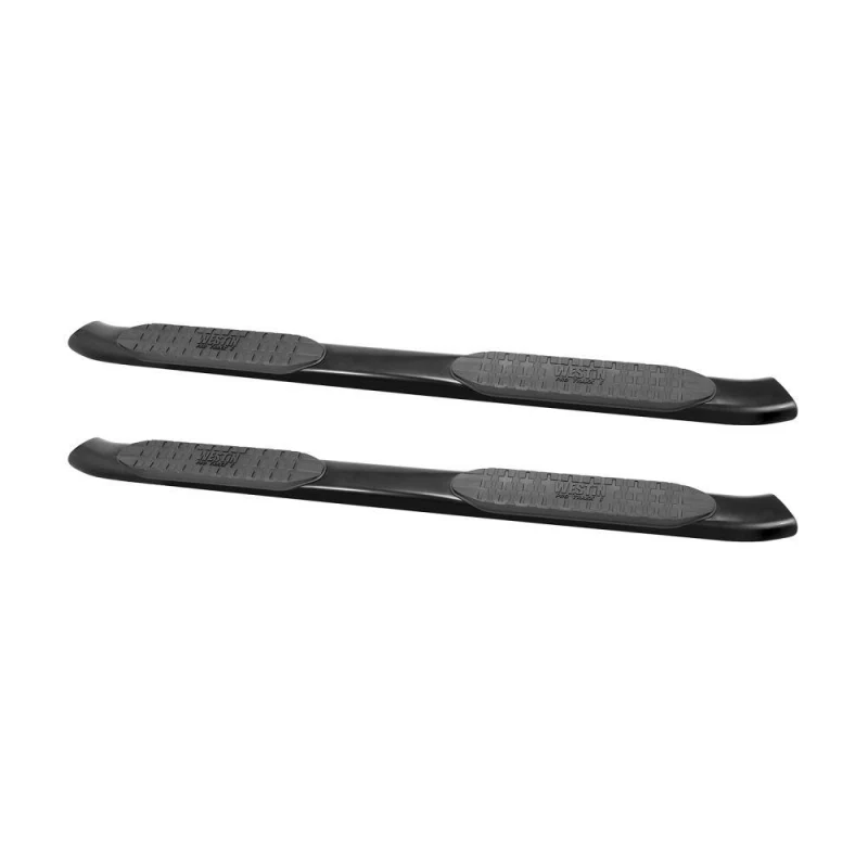 Westin PRO TRAXX 5 Oval Step Nerf Bars Black Steel Model 21-54015