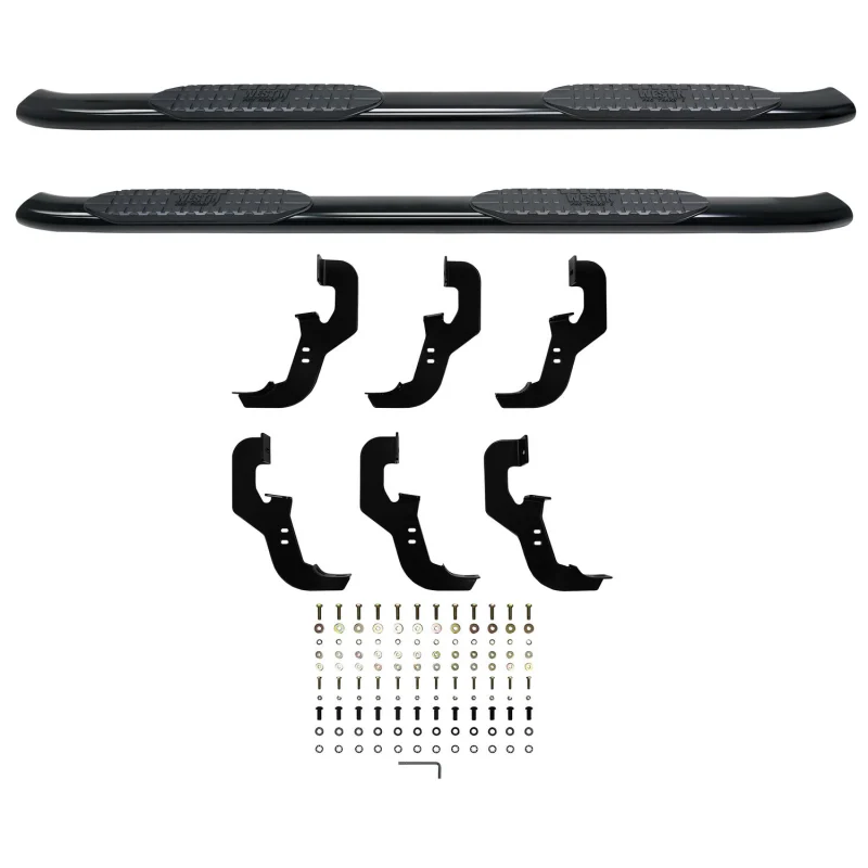 Westin PRO TRAXX 5 Oval Step Nerf Bars Black Steel Model 21-54135 - Image 6