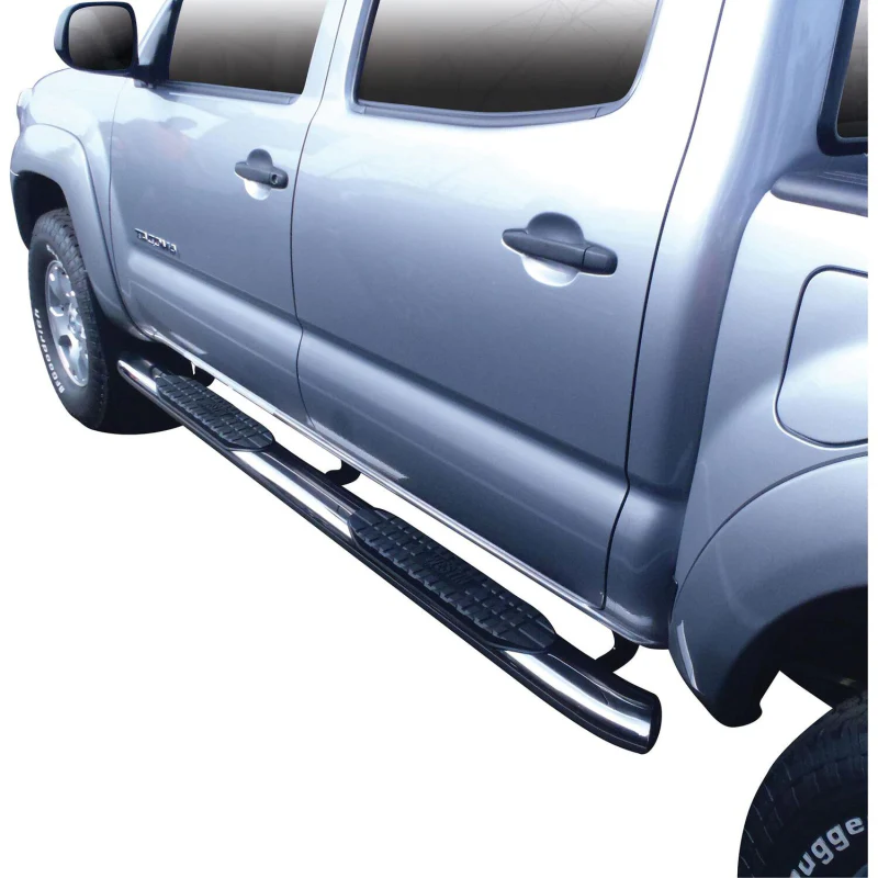 Westin PRO TRAXX 5 Oval Step Nerf Bars Polished Stainless Steel For Double Cab Model 21-52770 - Image 2