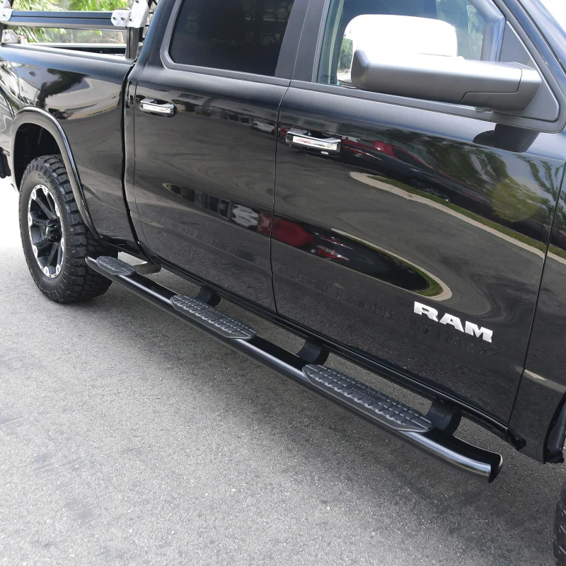 Westin PRO TRAXX 5 Oval Wheel to Wheel Step Nerf Bars Black Model 21-534705 - Image 2