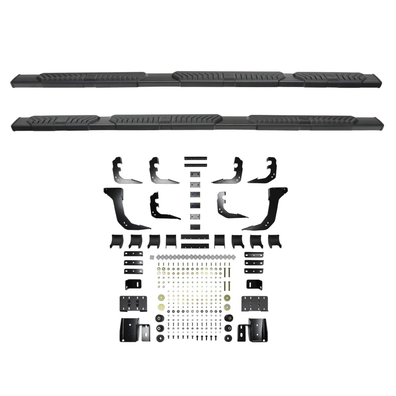 Westin R5 M-Series Wheel to Wheel Step Nerf Bars 5 in. Black Steel For Quad Cab Model 28-534735 - Image 2