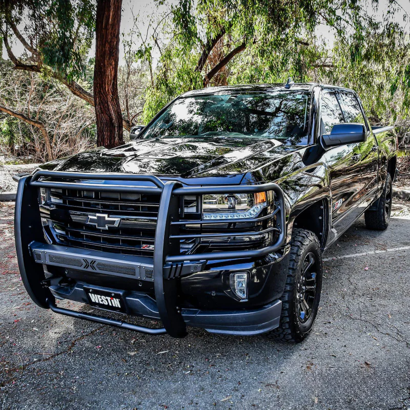 Westin Sportsman X Grille Guard Textured Black Steel Model 40-33875 - Image 3