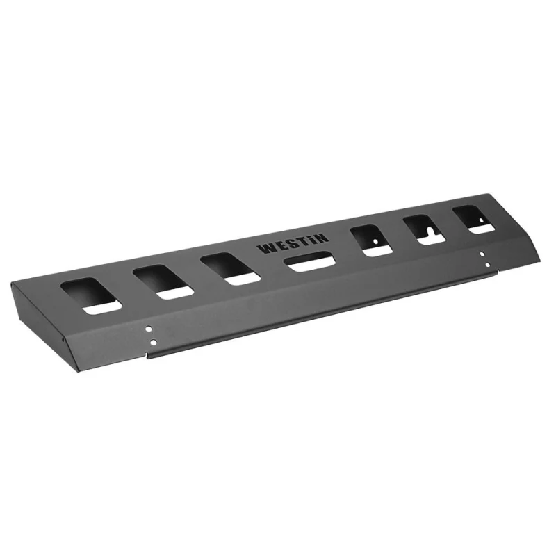 Westin WJ2 Front Bumper Skid Plate Textured Black Unlighted Model 59-80095 - Image 2