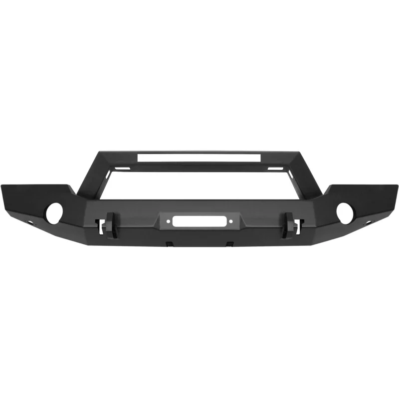 Westin WJ2 Full Width Front Bumper With LED Light Bar Mount Textured Black Steel Model 59-80125 - Image 3