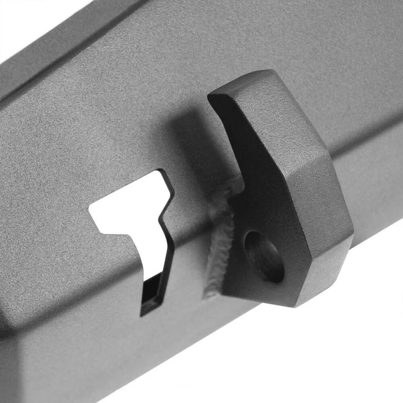 Westin WJ2 Stubby Front Bumper Steel Textured Black Model 59-80065 - Image 9